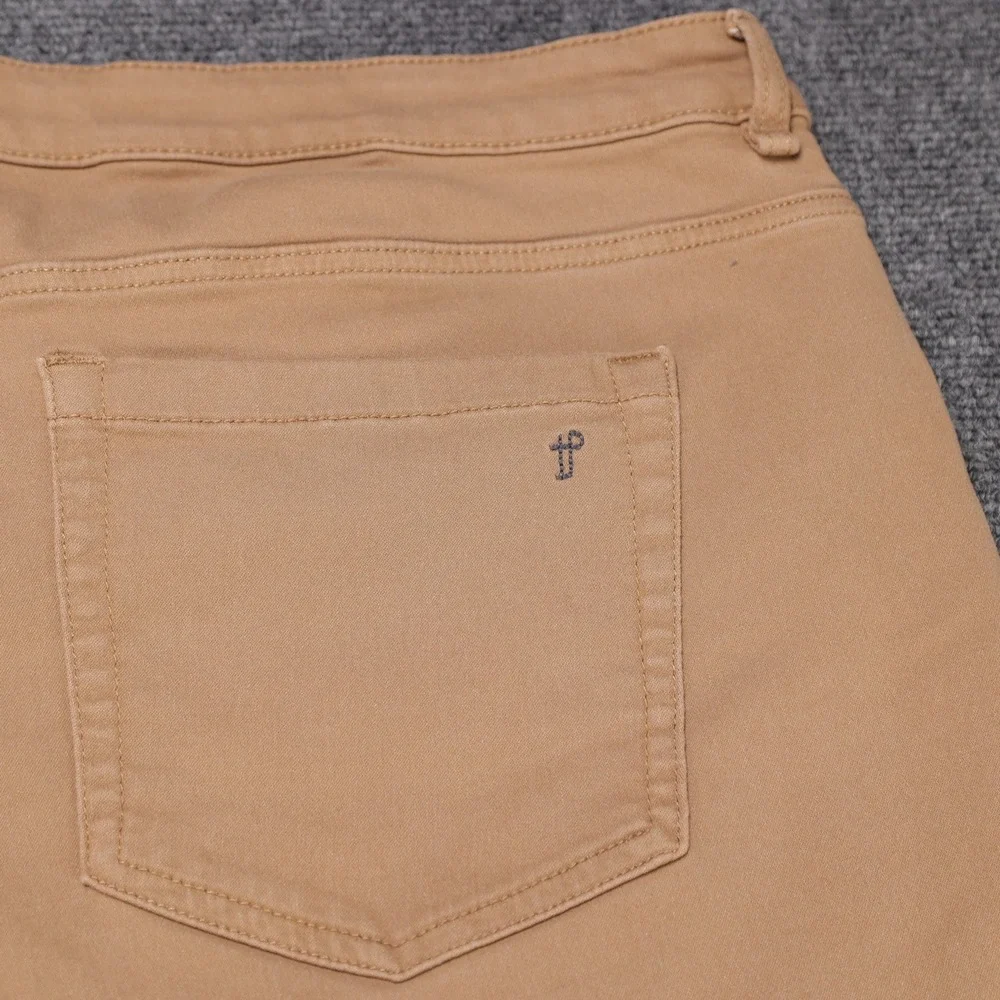 The Perfect Jean NYC Denkhaki Athletic Fit Khaki Tan Pants‎ 44x32 J09V3DDK Mens